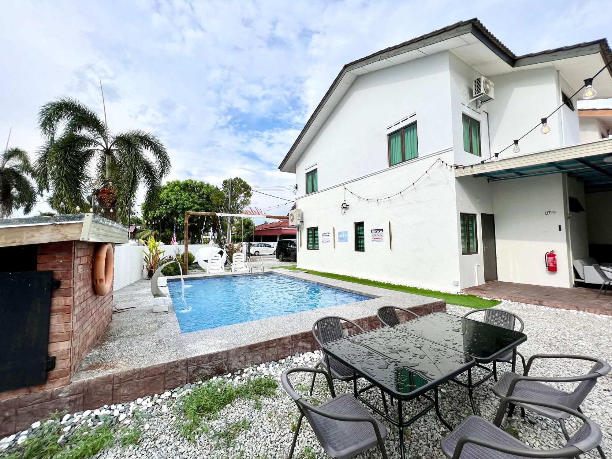 Klebang Melaka Private Pool 12Pax-4Br-Sing K-Coway Villa Exterior photo